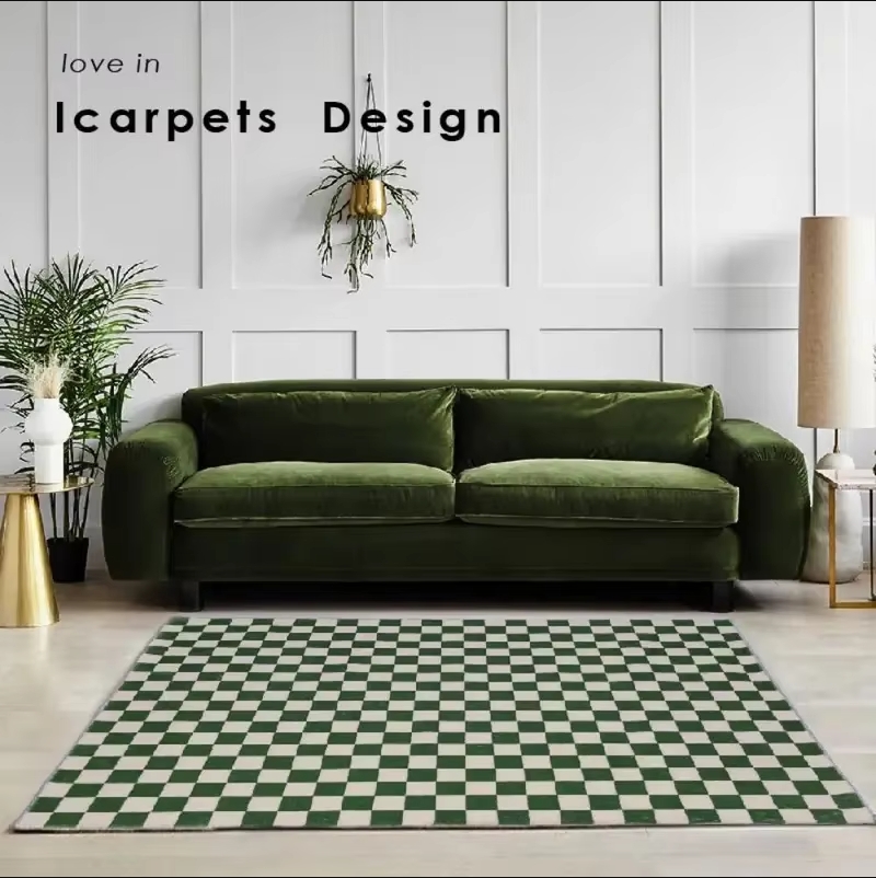 Electronics Repair Desk - VIKAMA damier tapis salon moderne Simple