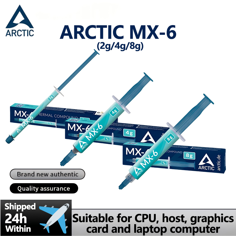 Thermal Paste Cpu - ARCTIC MX-6 (2g/4g/8g) Pâte thermique ultime