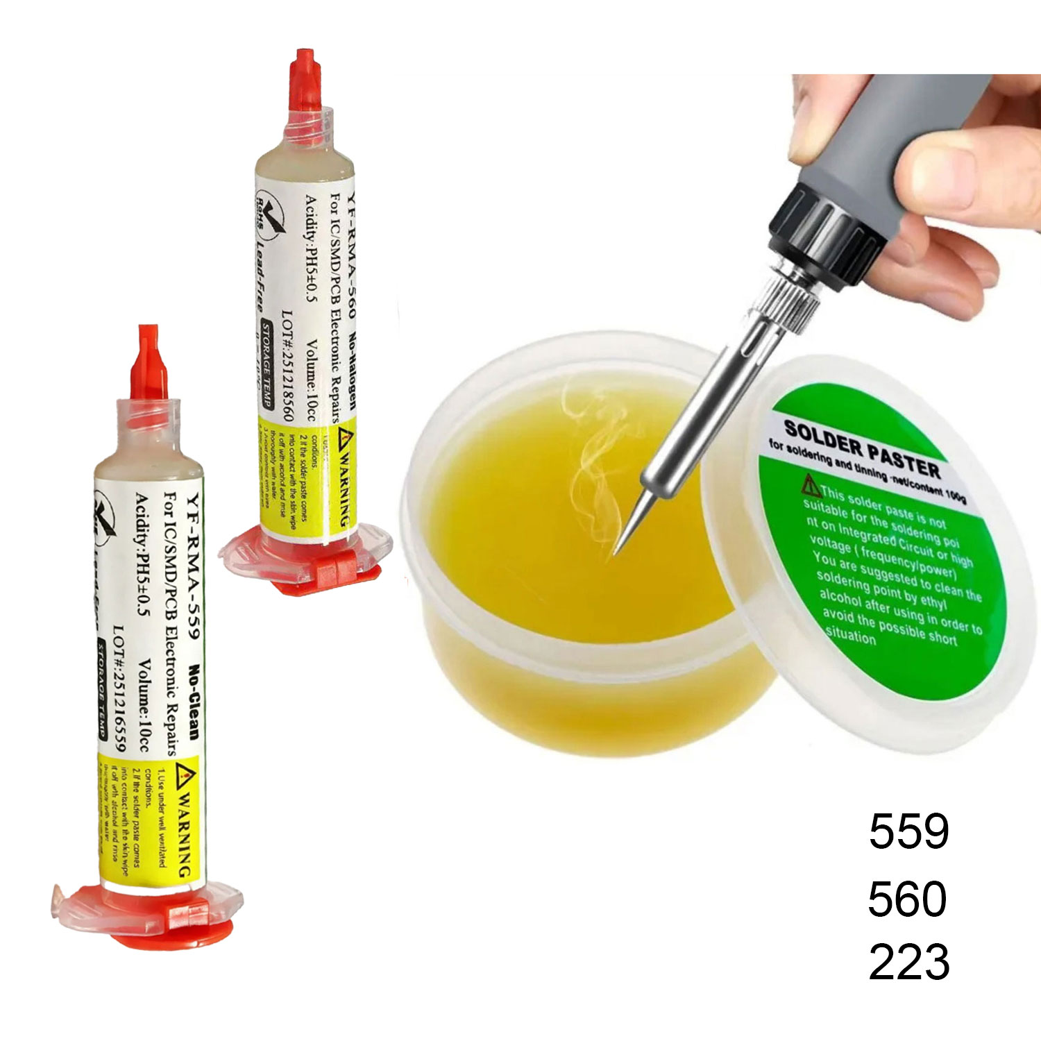 Soldering Flux Liquid - Pâte à souder sans nettoyage 559