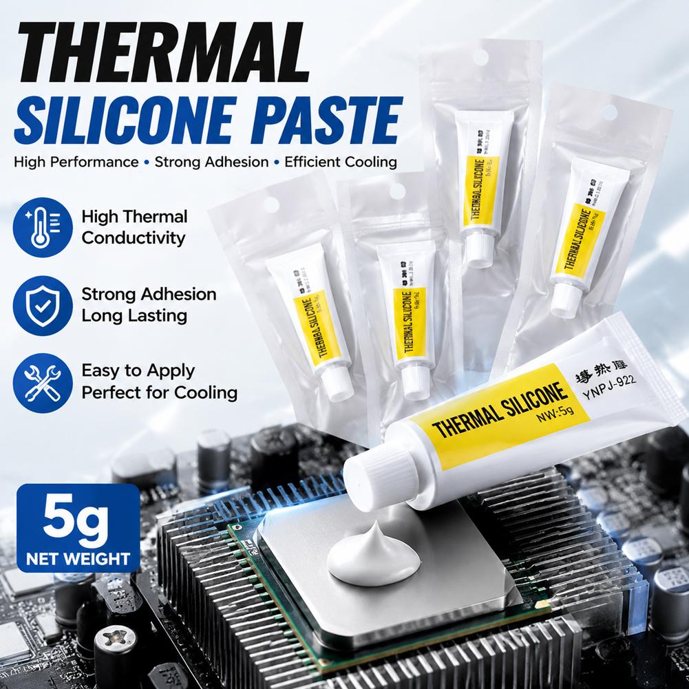 Thermal Paste Cpu - Colle conductrice thermique 5g, pâte de