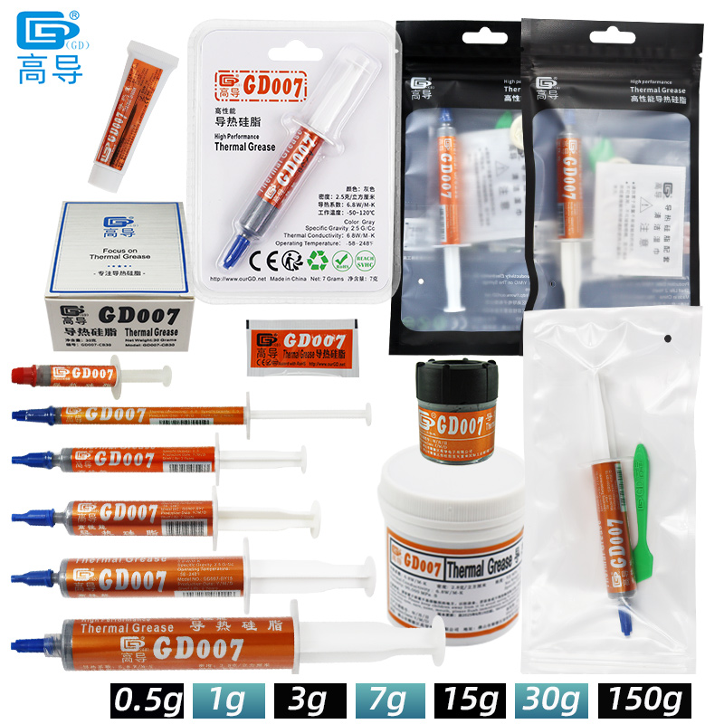 Thermal Paste Cpu - GD007 pâte de graisse thermique plâtre