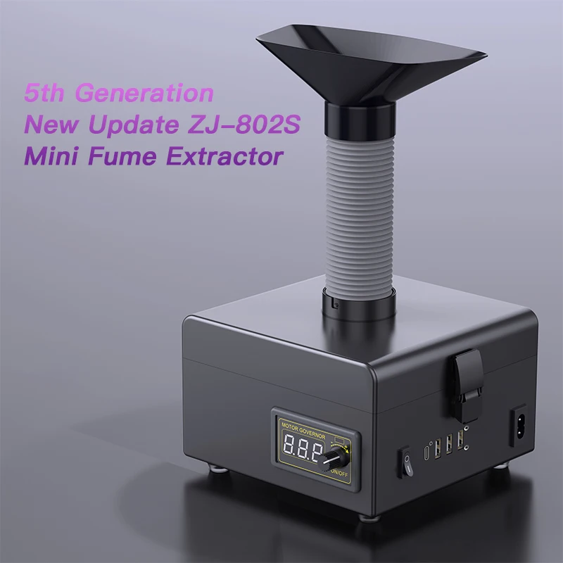 Electronics Repair Company - ZJ-802S nouvel extracteur de fumée bureau