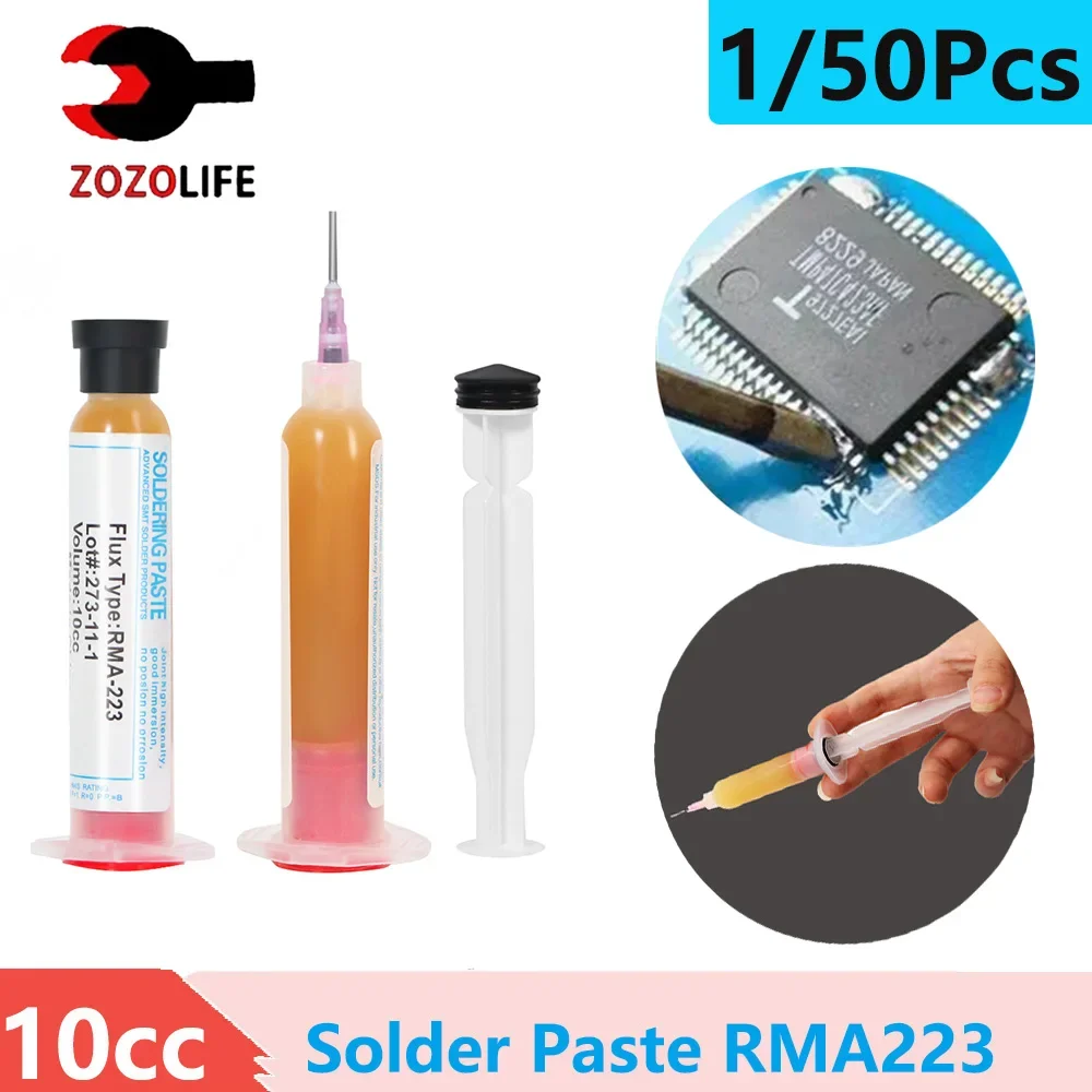 Soldering Flux Liquid - 1/50 pièces 10cc RMA-223 pâte à