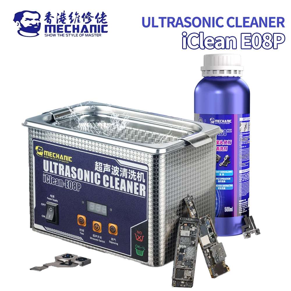 Electronics Repair Table - IClean – nettoyeur ultrasonique mécanique E08P,