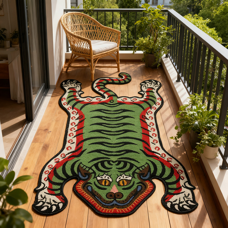 Tapis à motif de tigre VIKAMA, - Electronics Repair Desk avis et prix