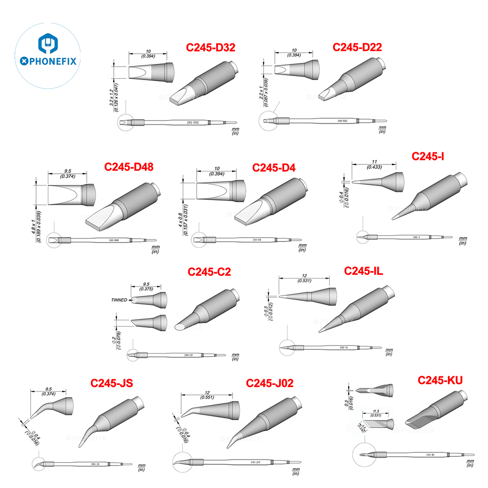 Embouts de fer à souder OEM C2 - Electronics Repair Kit With Soldering Iron avis et prix